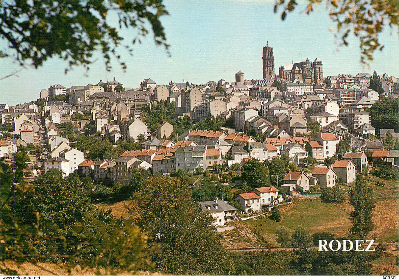 RODEZ  Vue Partielle De La Ville  23 (scan Recto-verso)MA2287 - Rodez