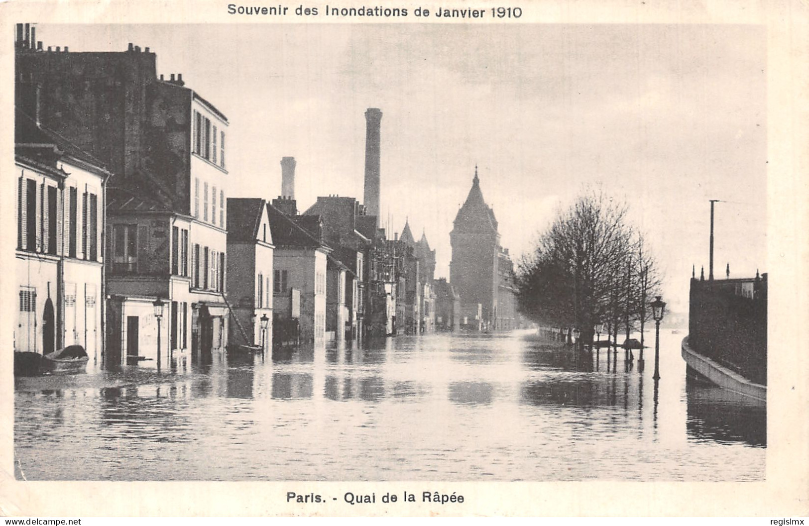 75-PARIS INONDE QUAI DE LA RAPEE-N°T1041-B/0059 - Überschwemmung 1910