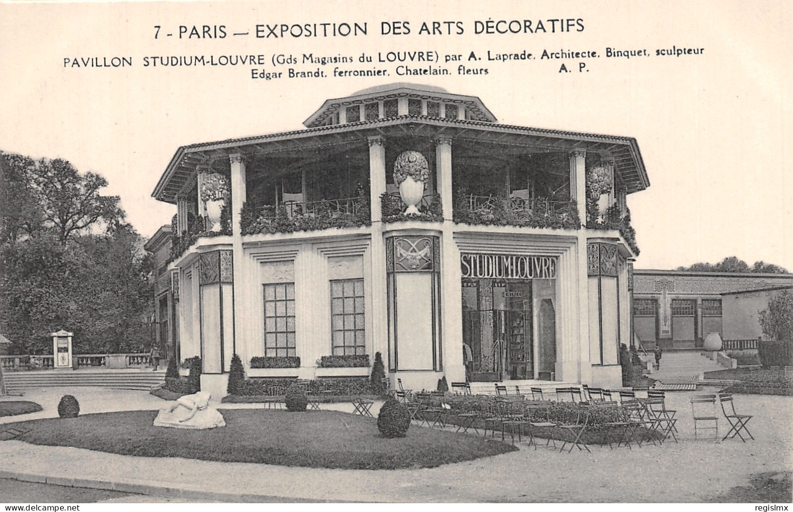 75-PARIS EXPOSITION DES ARTS DECORATIFS PAVILLON STUDIUM LOUVRE-N°T1041-G/0079 - Ausstellungen