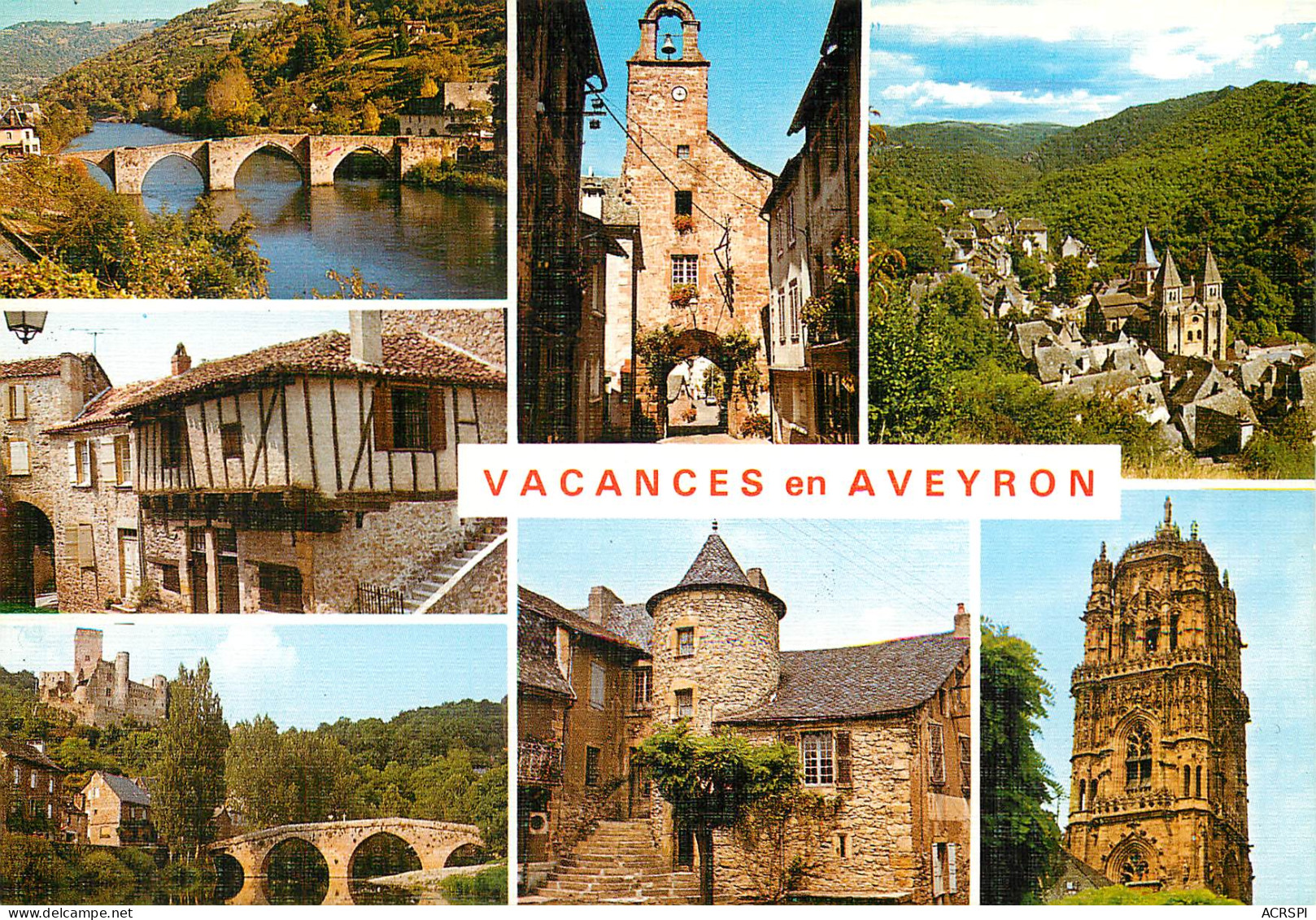 12 Aveyron Rodez Conques Belcastel Villecontal Entraygue  46 (scan Recto-verso)MA2287Bis - Rodez
