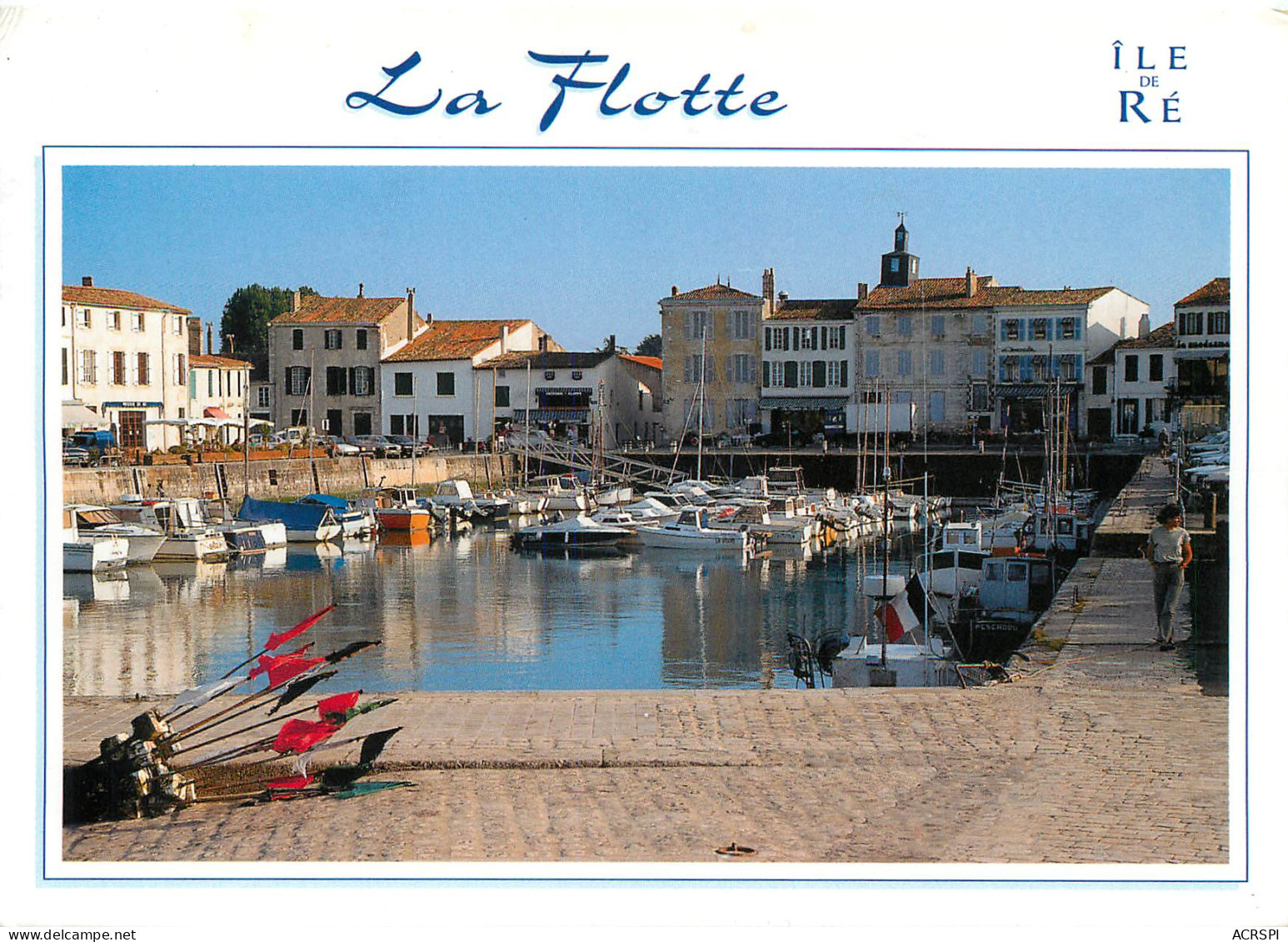 ILE DE Ré   LA FLOTTE En Ré  Le Port  23 (scan Recto-verso)MA2287Ter - Ile De Ré