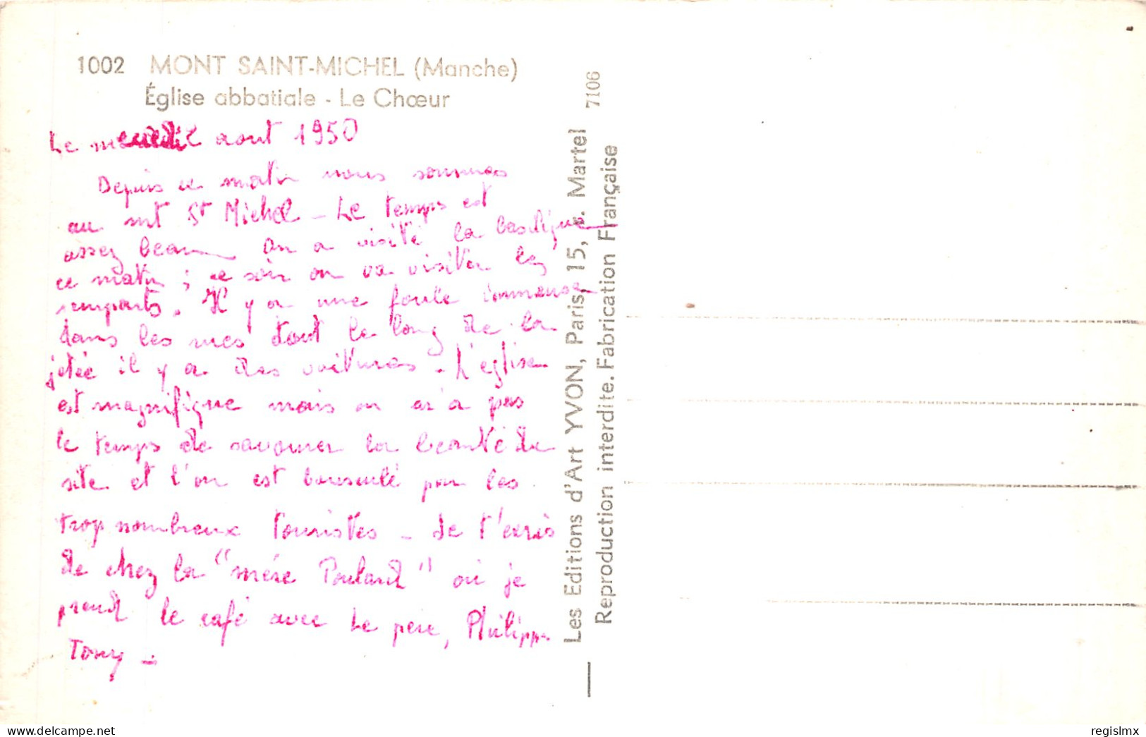 50-MONT SAINT MICHEL-N°T1041-F/0055 - Le Mont Saint Michel