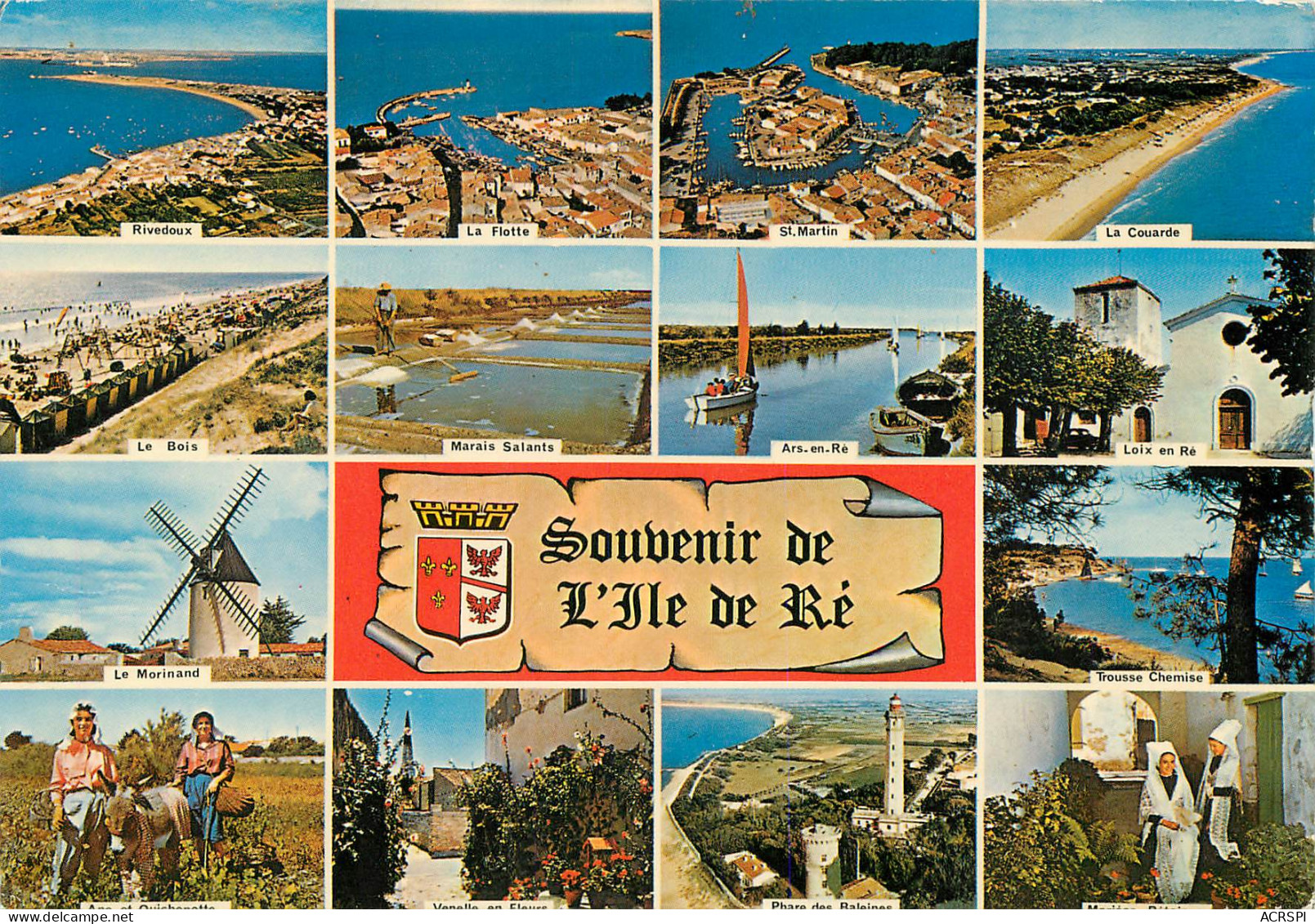 ILE DE Ré  Souvenir  25 (scan Recto-verso)MA2288 - Ile De Ré