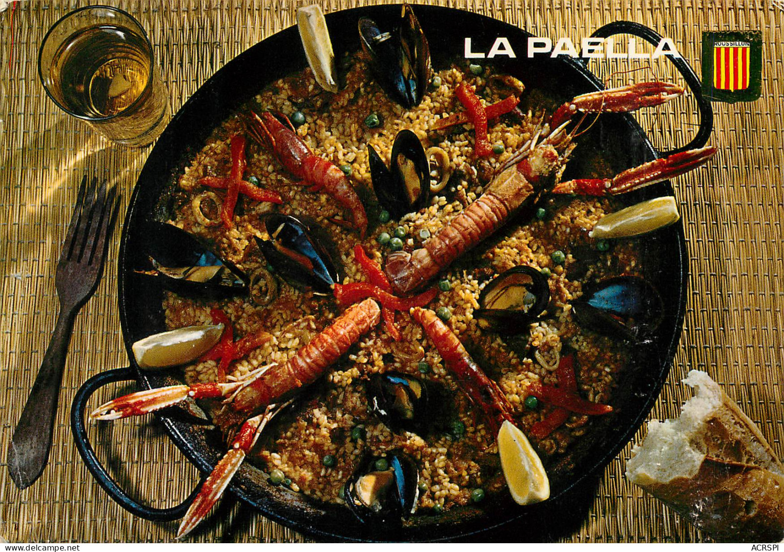 Recette PAELLA Valenciana   18   (scan Recto-verso)MA2288Bis - Recettes (cuisine)