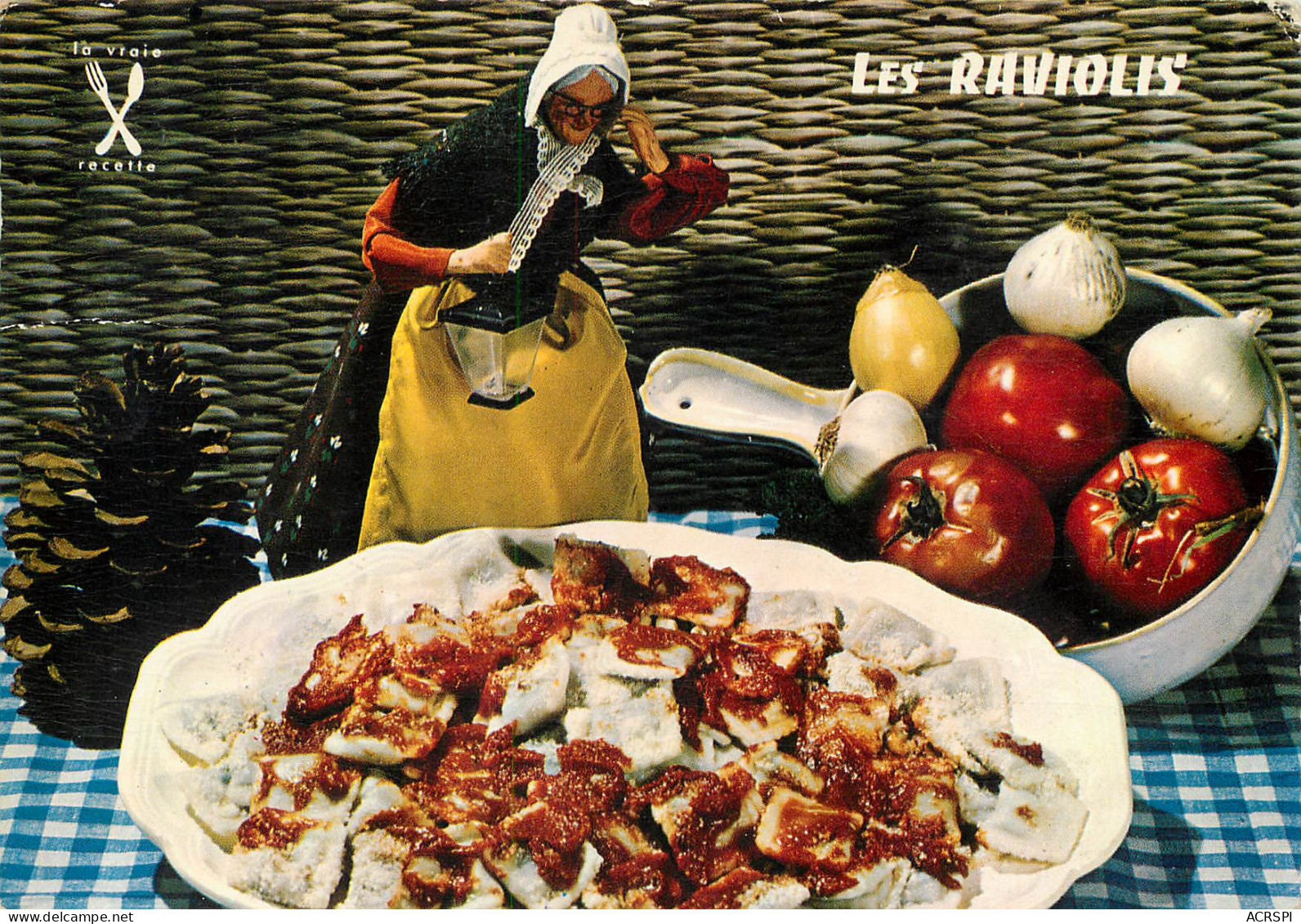 Recette  Les Raviolis  Vraie Recette    21   (scan Recto-verso)MA2288Bis - Recettes (cuisine)