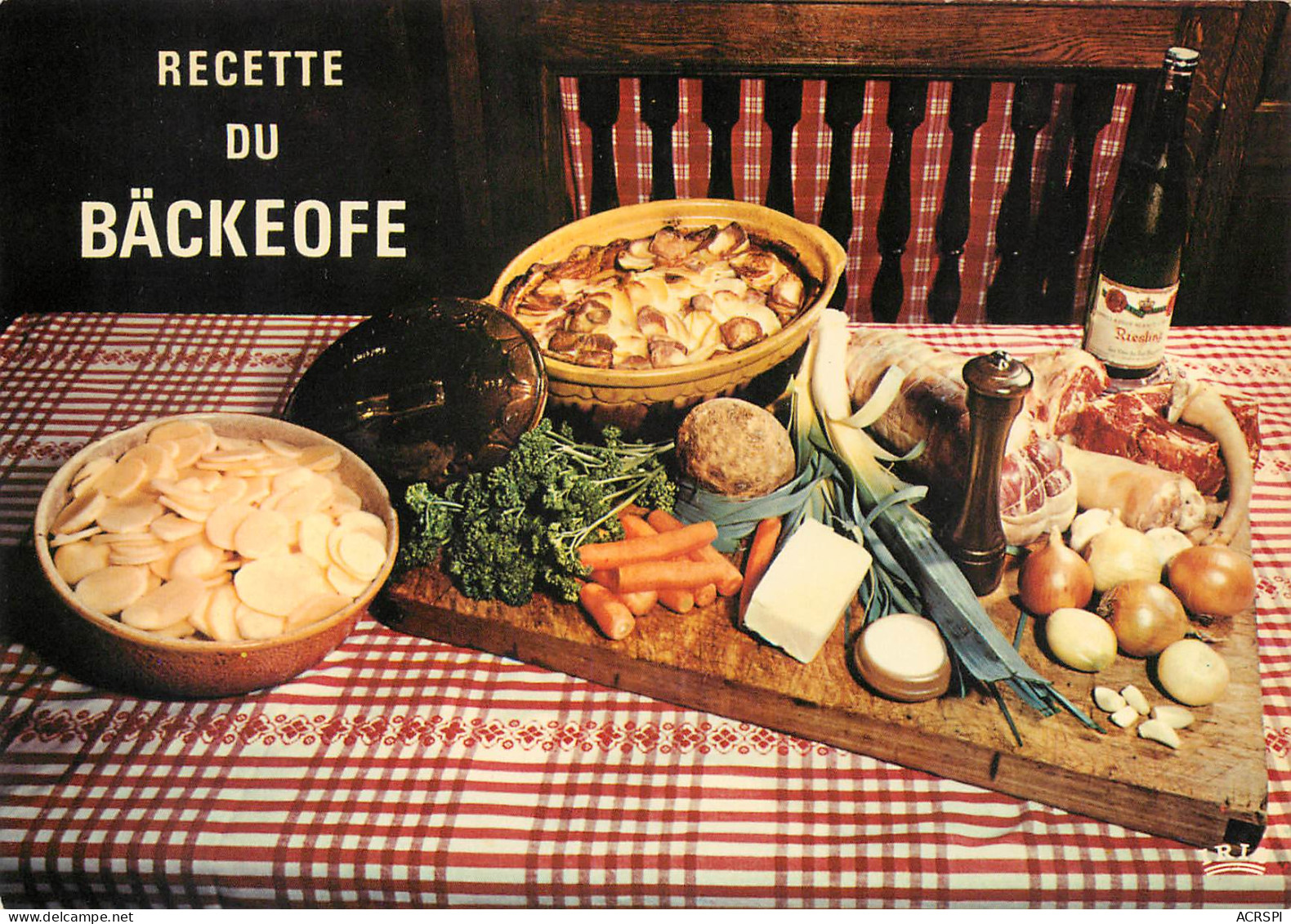 Recette  Le  BACKEOFE Ou Potée Alsacienne   25   (scan Recto-verso)MA2288Bis - Recepten (kook)