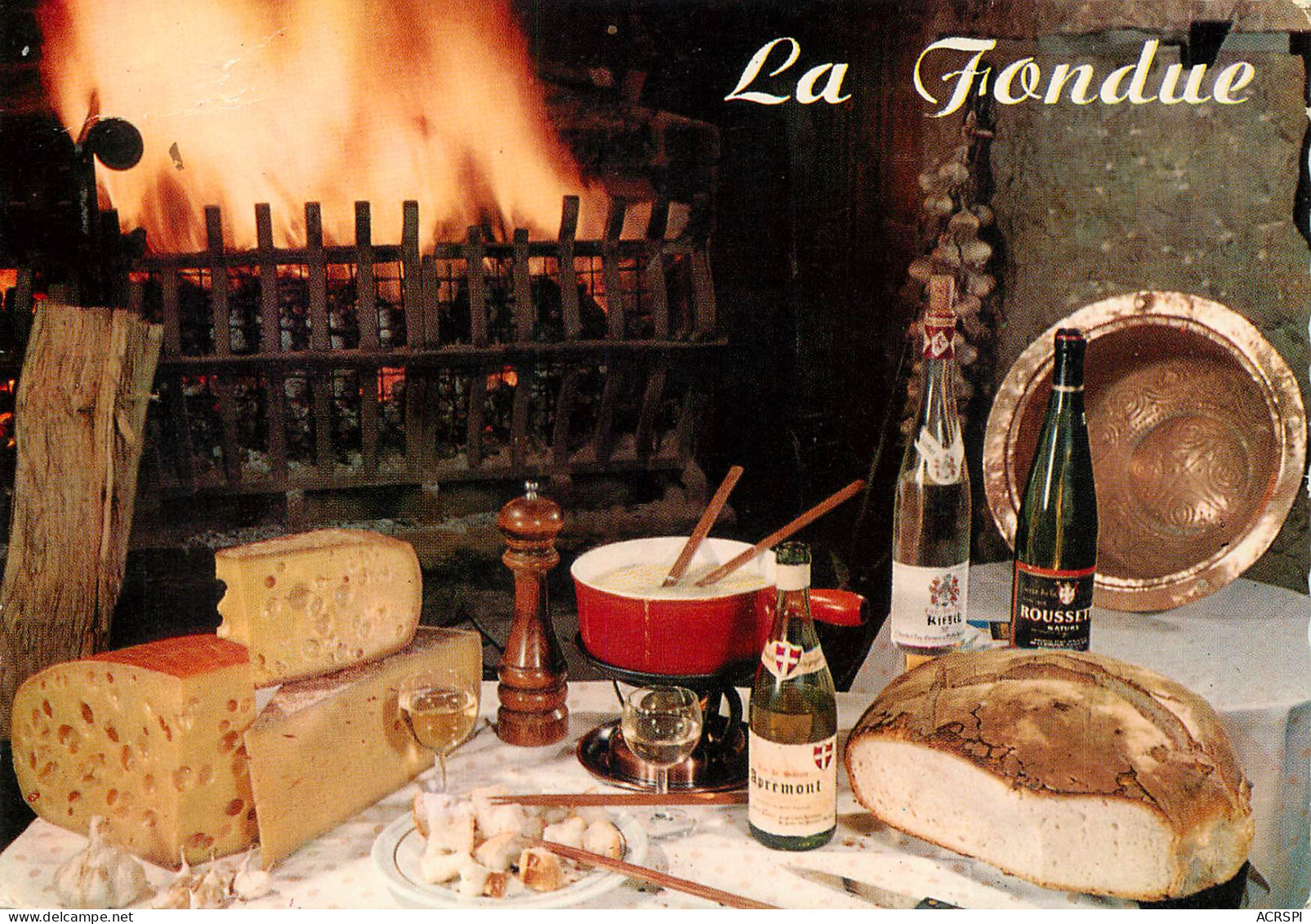 Recette  La Fondue Des Alpes Au Gruyere  27   (scan Recto-verso)MA2288Bis - Recipes (cooking)
