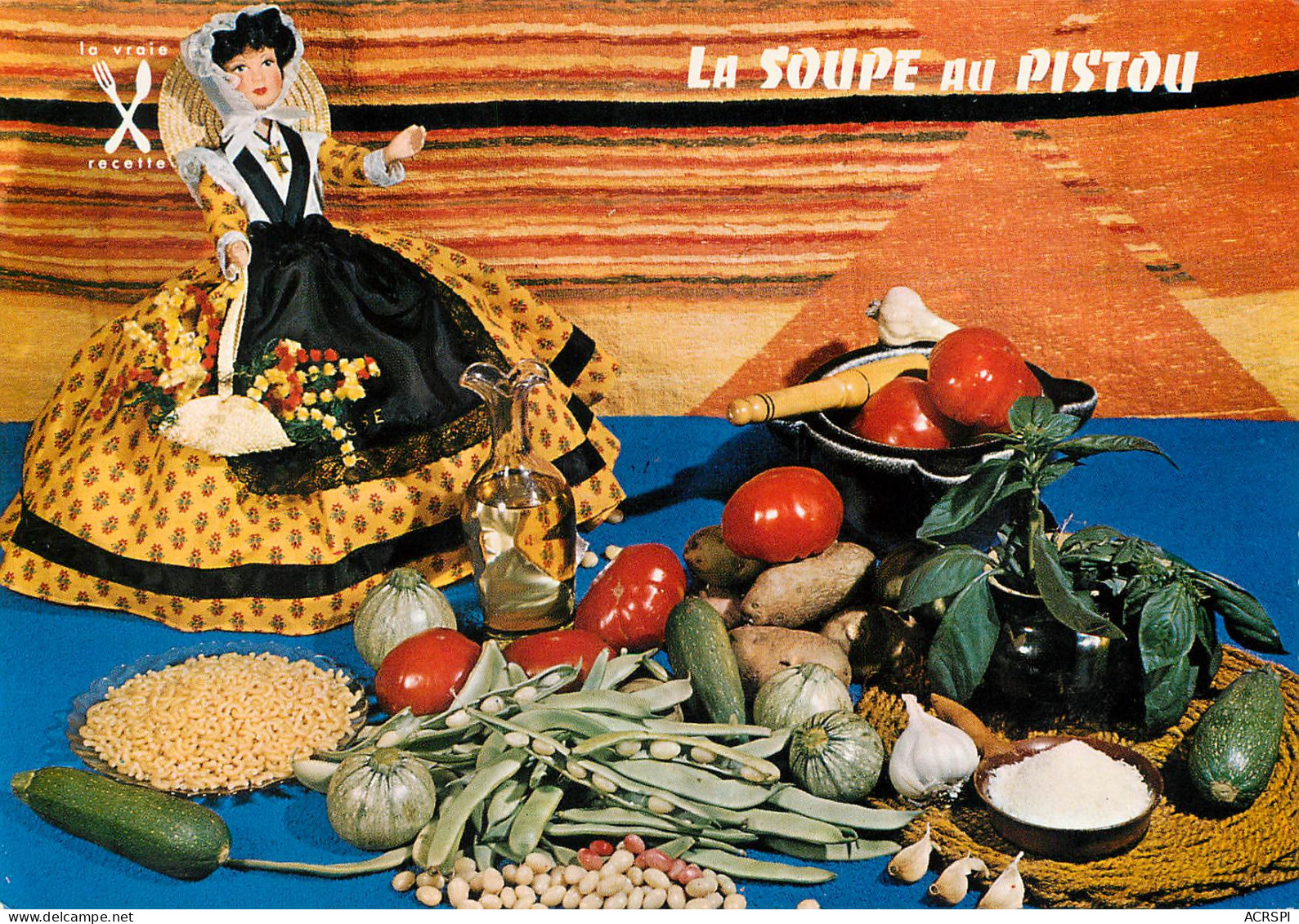 Recette  La  Soupe Au Pistou  30   (scan Recto-verso)MA2288Bis - Recipes (cooking)