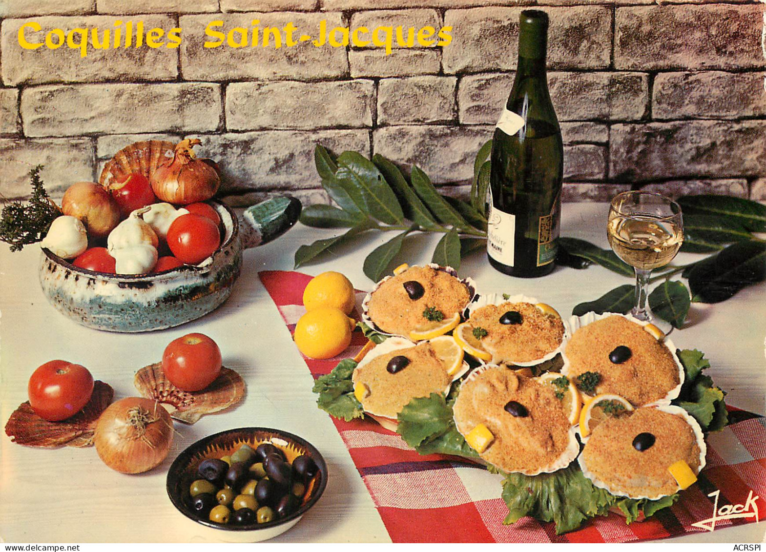 Recette  Les Coquilles Saint Jacques 33   (scan Recto-verso)MA2288Bis - Recipes (cooking)