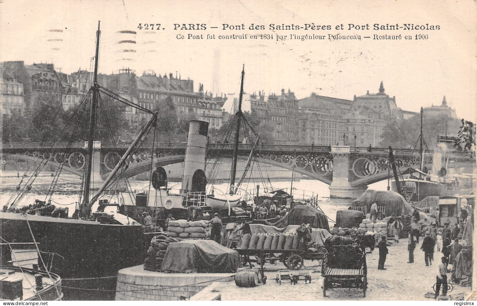 75-PARIS PONT DES SAINTS PERES-N°T1041-D/0249 - Bridges