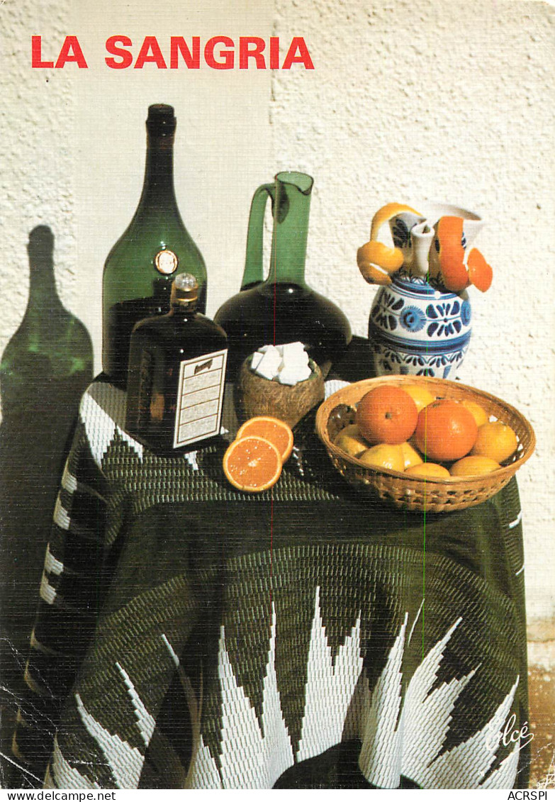 Recette  De La Sangria Espagnole  52  (scan Recto-verso)MA2288Bis - Recetas De Cocina