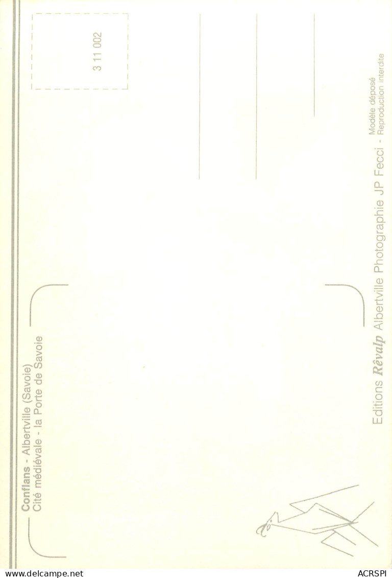 Conflans Albertville  La Porte De Savoie  Cité Médiévale  12 (scan Recto-verso)MA2288Ter - Albertville