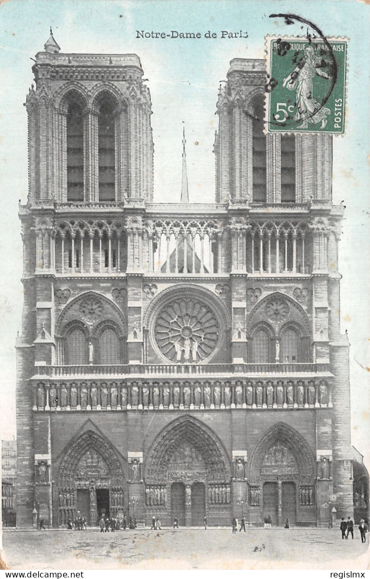 75-PARIS NOTRE DAME-N°T1042-A/0287 - Notre Dame Von Paris