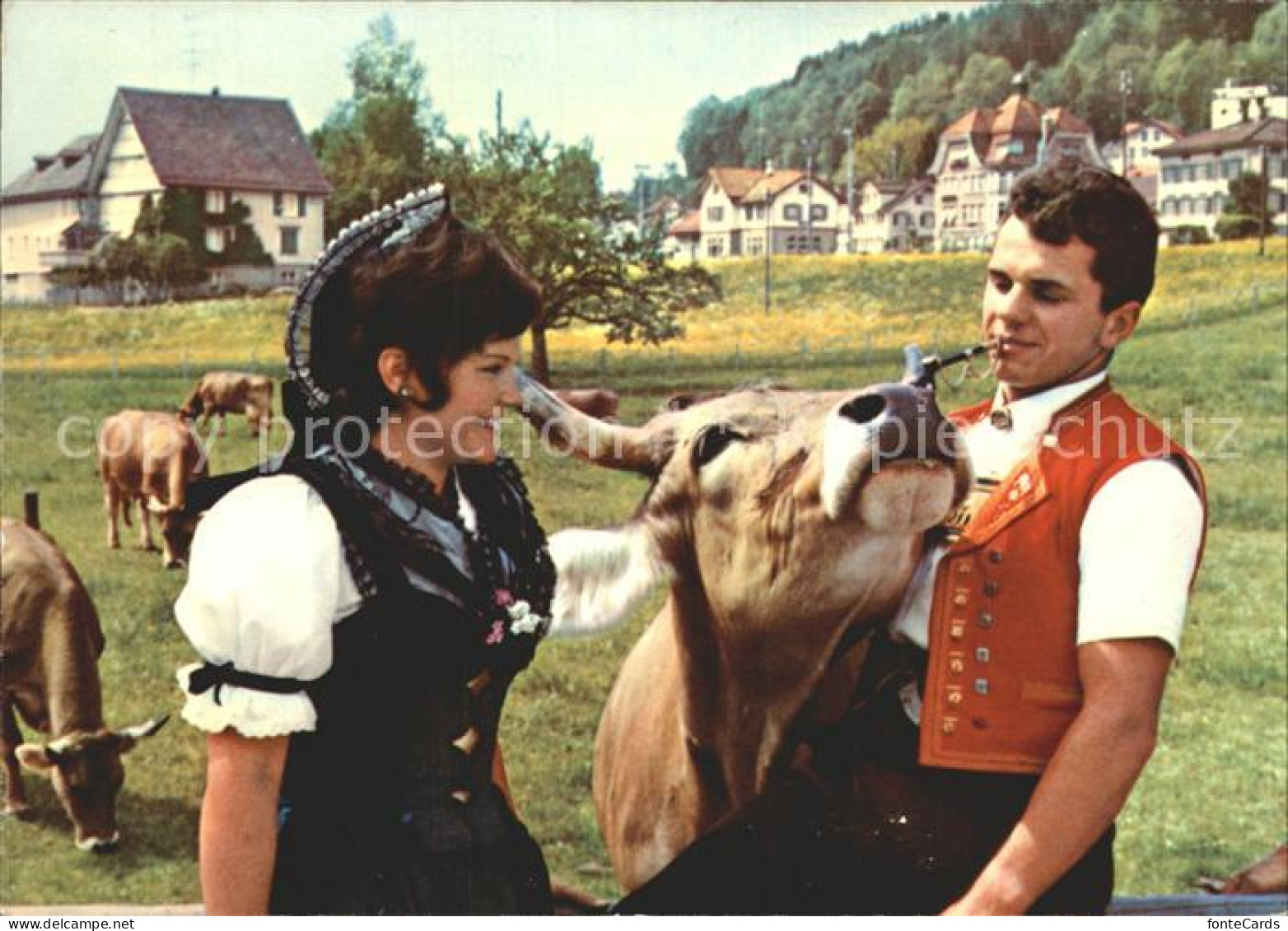 12244843 Appenzell IR Mann Und Frau In Tracht Appenzell - Other & Unclassified