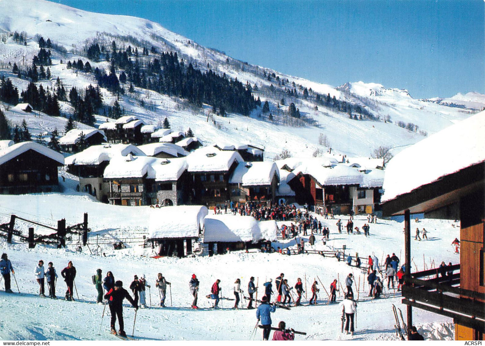 Avanchers  Valmorel La Léchère  Le Télésiège De BAUDIN Et Hameau De TEPPES   18 (scan Recto-verso)MA2288Und - Valmorel