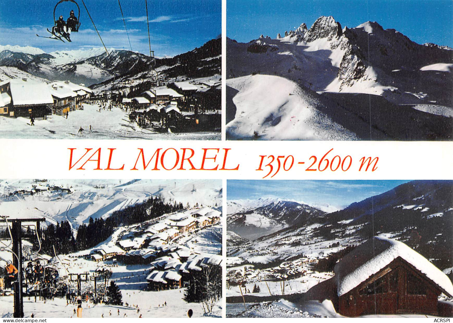 Avanchers  Valmorel La Léchère  Multivue  29 (scan Recto-verso)MA2288Und - Valmorel