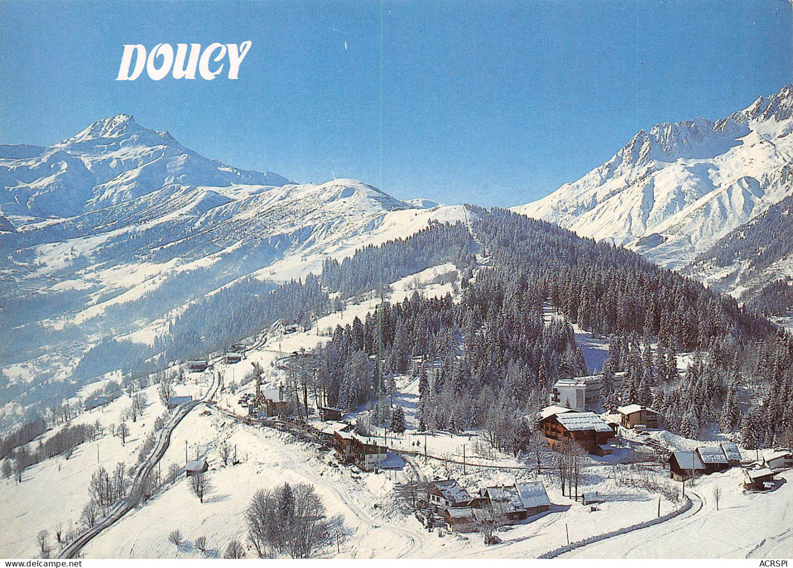 DOUCY TARENTAISE Vue Aerienne  Valmorel  39 (scan Recto-verso)MA2288Und - Valmorel