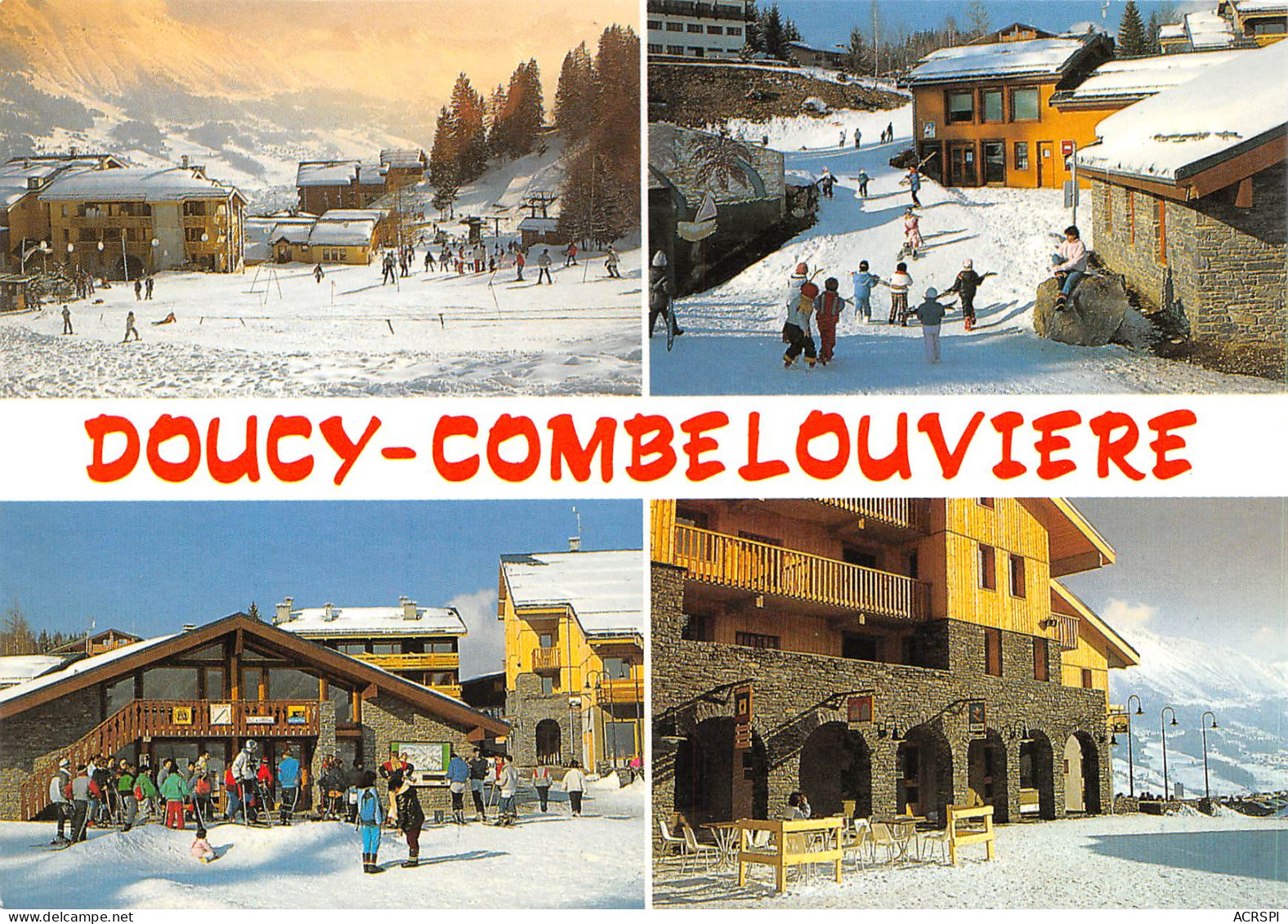 DOUCY  TARENTAISE  COMBELOUVIERE  La Station  Valmorel  49 (scan Recto-verso)MA2288Und - Valmorel