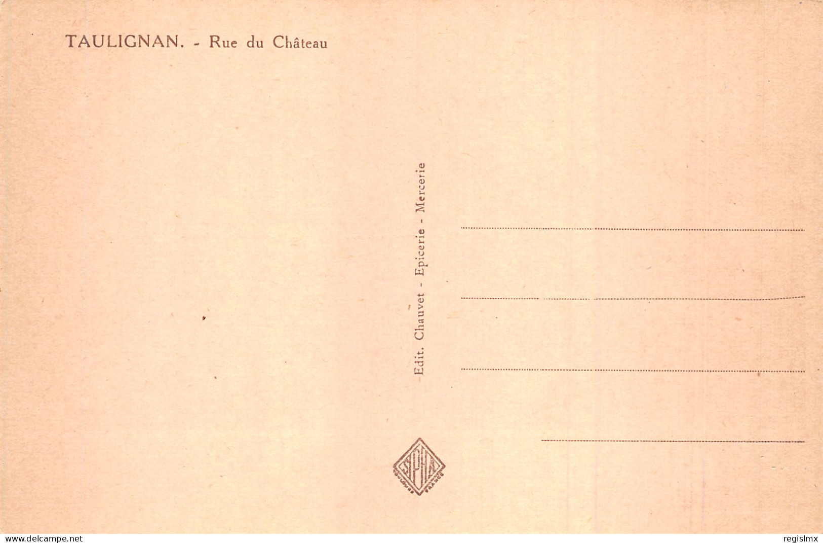 26-TAULIGNAN-N°T1042-C/0101 - Other & Unclassified