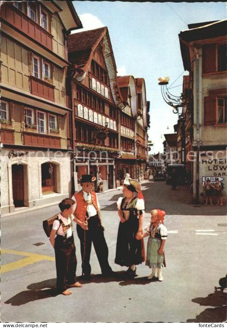 12240303 Appenzell IR Hauptgasse Trachten Appenzell - Altri & Non Classificati