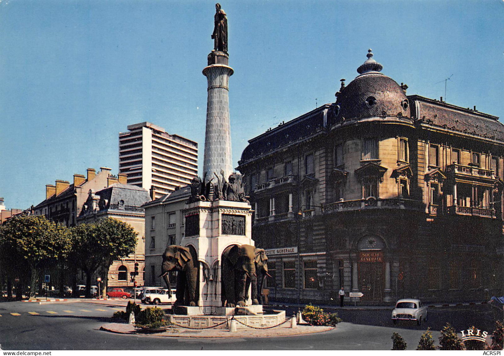 CHAMBERY  Fontaine Des éléphants  6   (scan Recto-verso)MA2290Bis - Chambery