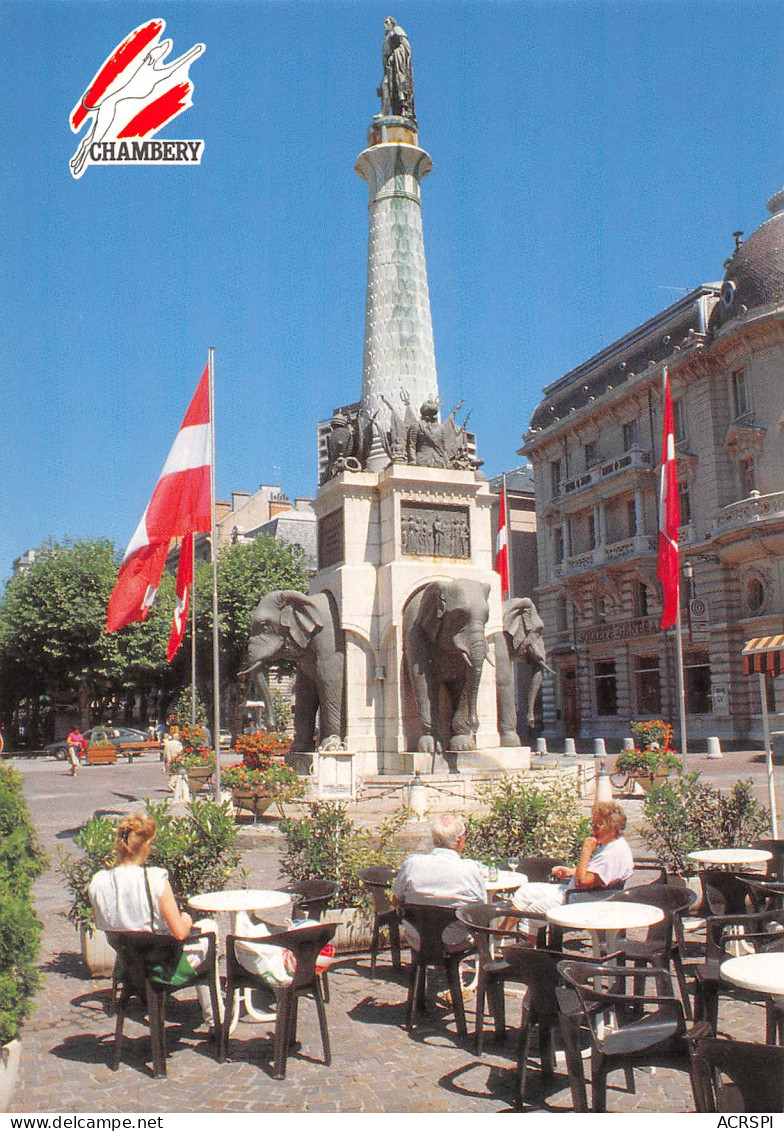 CHAMBERY  Fontaine Des éléphants 4 Sans Q   9 (scan Recto-verso)MA2290Bis - Chambery