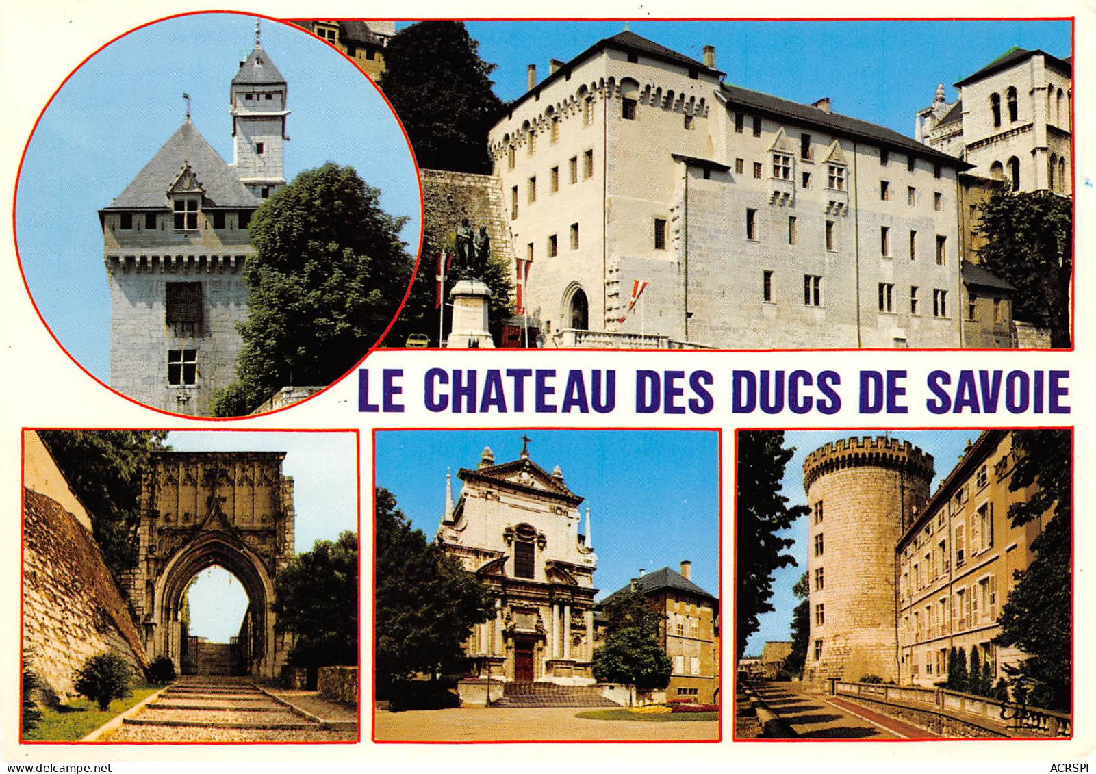 CHAMBERY   Chateau Des Ducs De Savoie  Multivue  37 (scan Recto-verso)MA2290Bis - Chambery