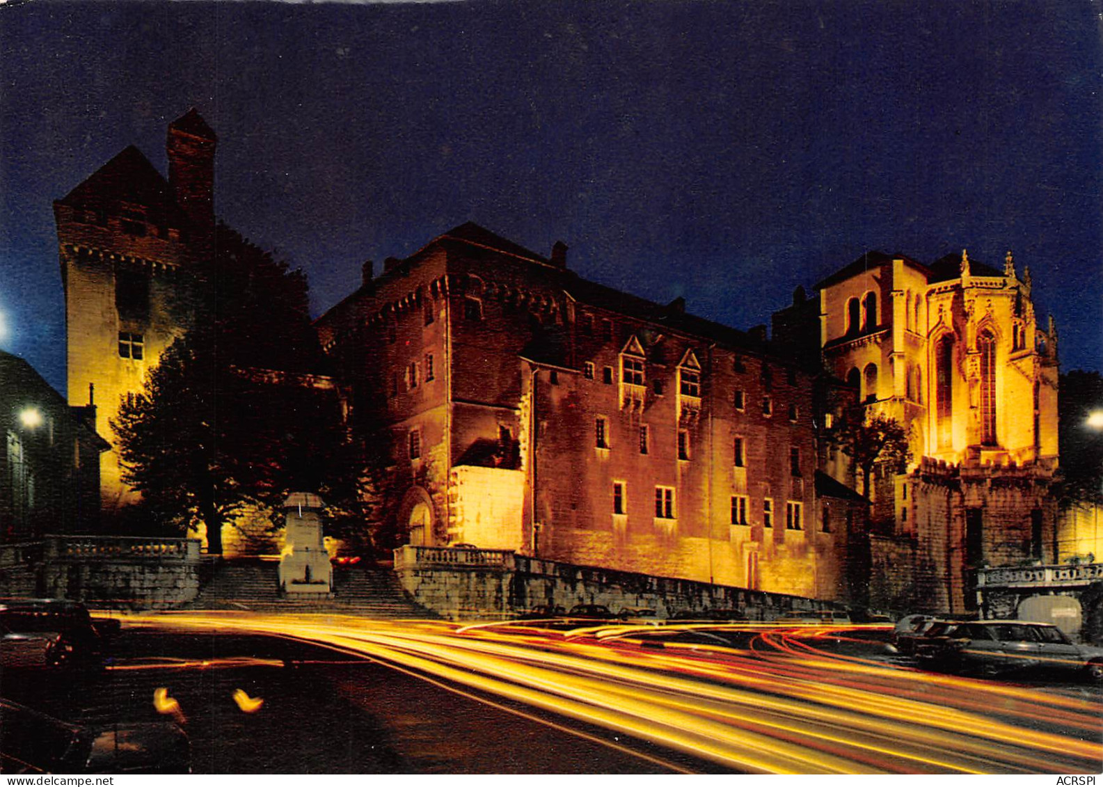 CHAMBERY   Chateau Des Ducs De Savoie La Nuit  38 (scan Recto-verso)MA2290Bis - Chambery