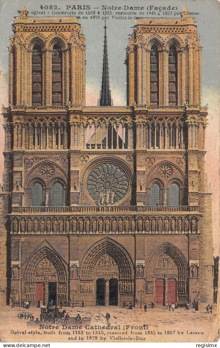 75-PARIS NOTRE DAME-N°T1042-F/0089 - Notre Dame De Paris