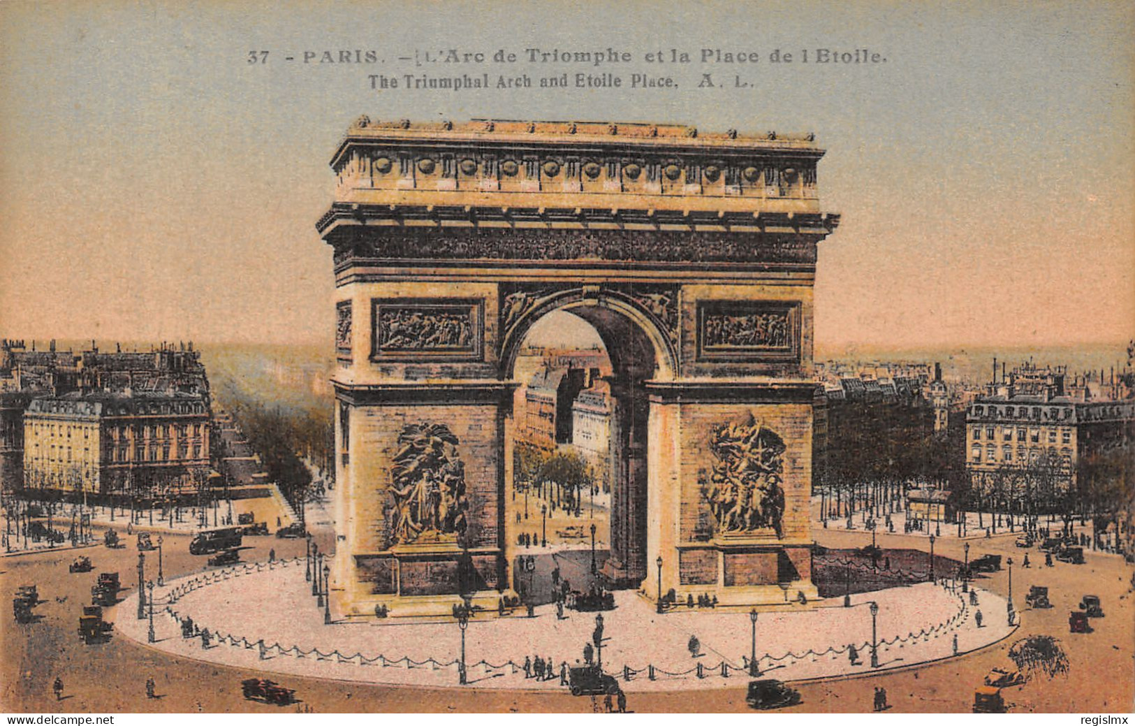 75-PARIS ARC DE TRIOMPHE-N°T1042-F/0055 - Triumphbogen