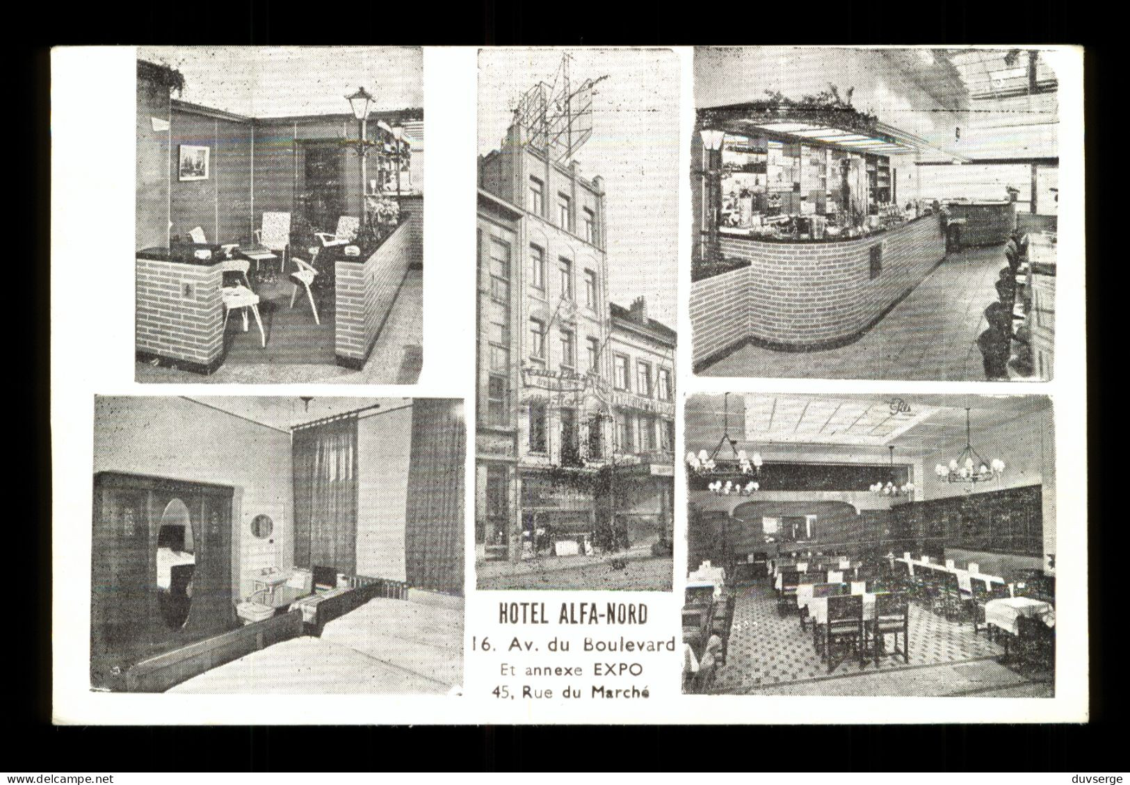 Belgique Bruxelles Hotel Alpha Nord Avenue Du Boulevard  ( Format 9cm X 14cm ) - Cafés, Hôtels, Restaurants