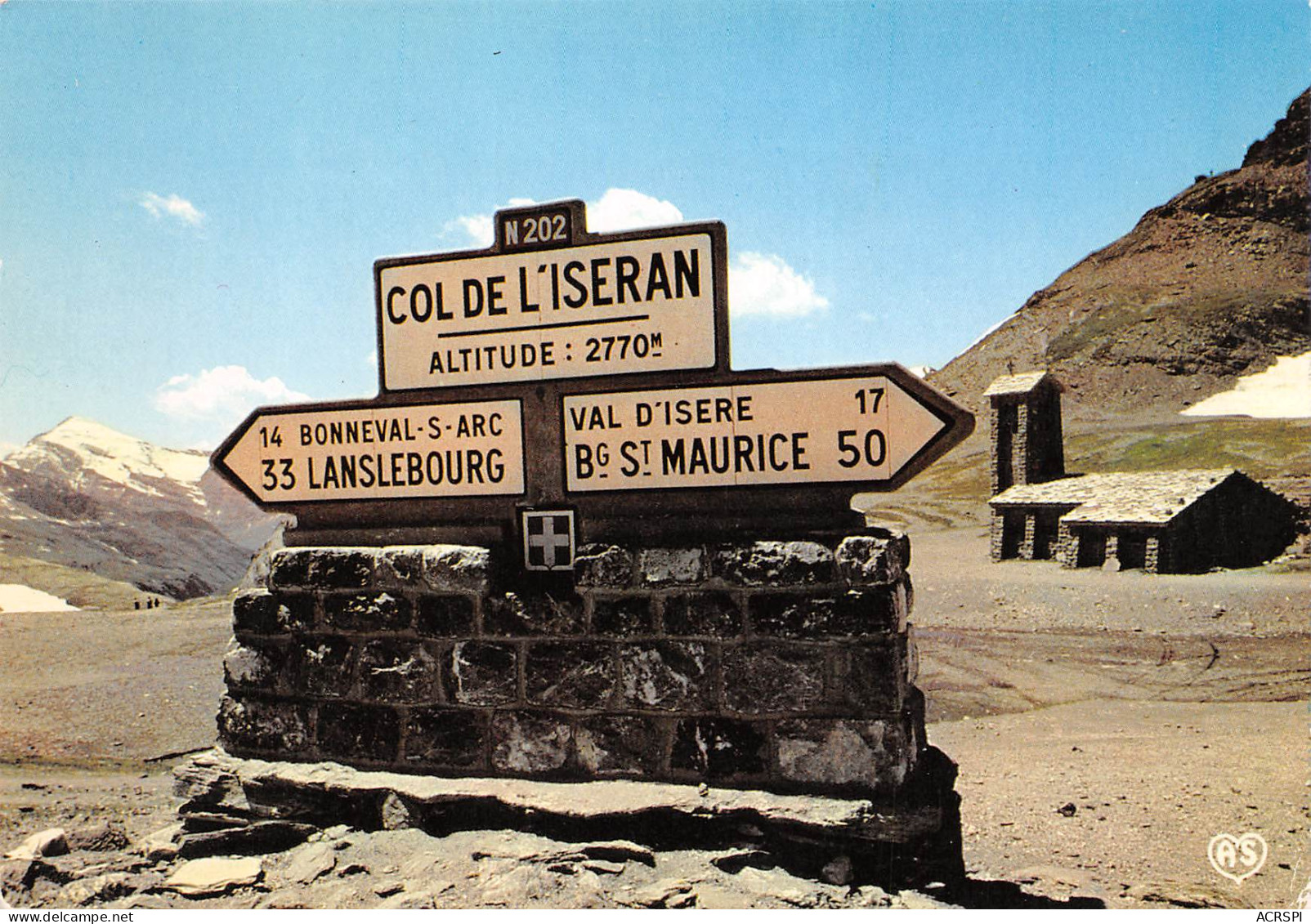 COL DE L' ISERAN Entre  Bourg-Saint-Maurice Et Bonneval-sur-Arc   1   (scan Recto-verso)MA2290Und - Bonneval Sur Arc