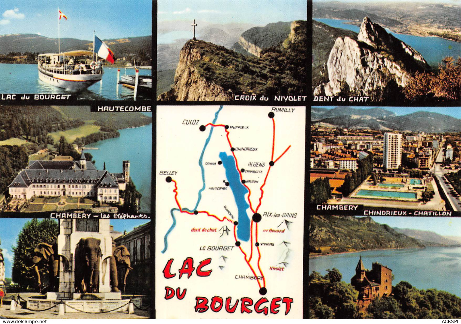 CHAMBERY  Lac Du Bourget Savoie   6 (scan Recto-verso)MA2291 - Chambery