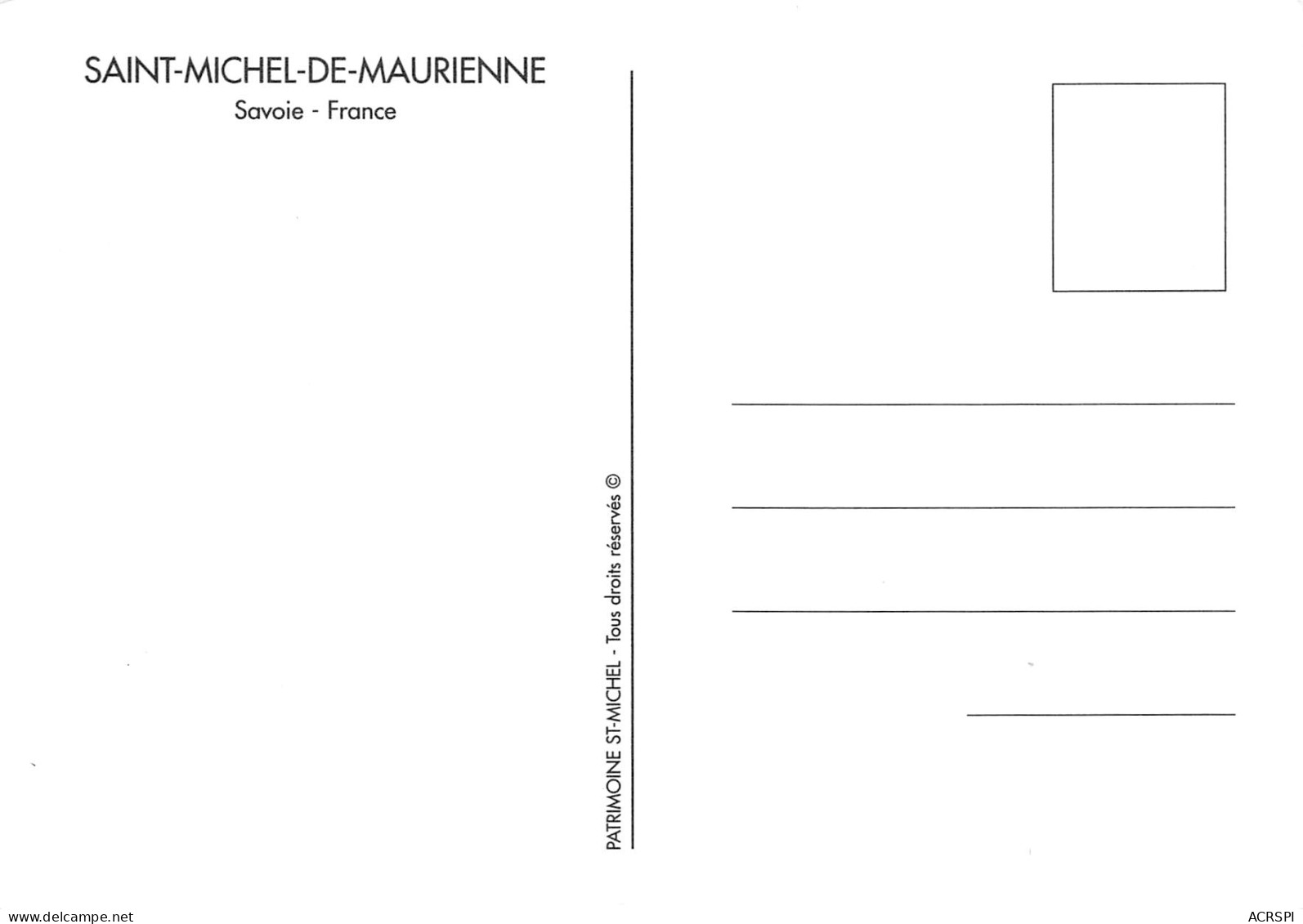 SAINT JEAN DE MAURIENNE   44 (scan Recto-verso)MA2291Und - Saint Jean De Maurienne