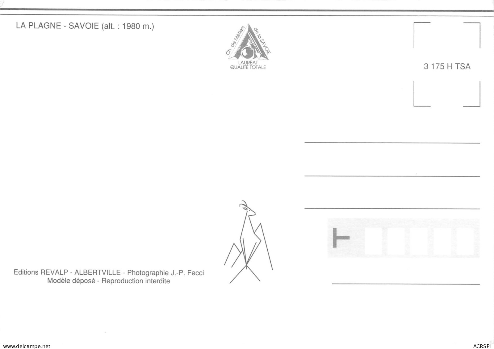 LA PLAGNE  Multivue  17  (scan Recto-verso)MA2292 - Autres & Non Classés