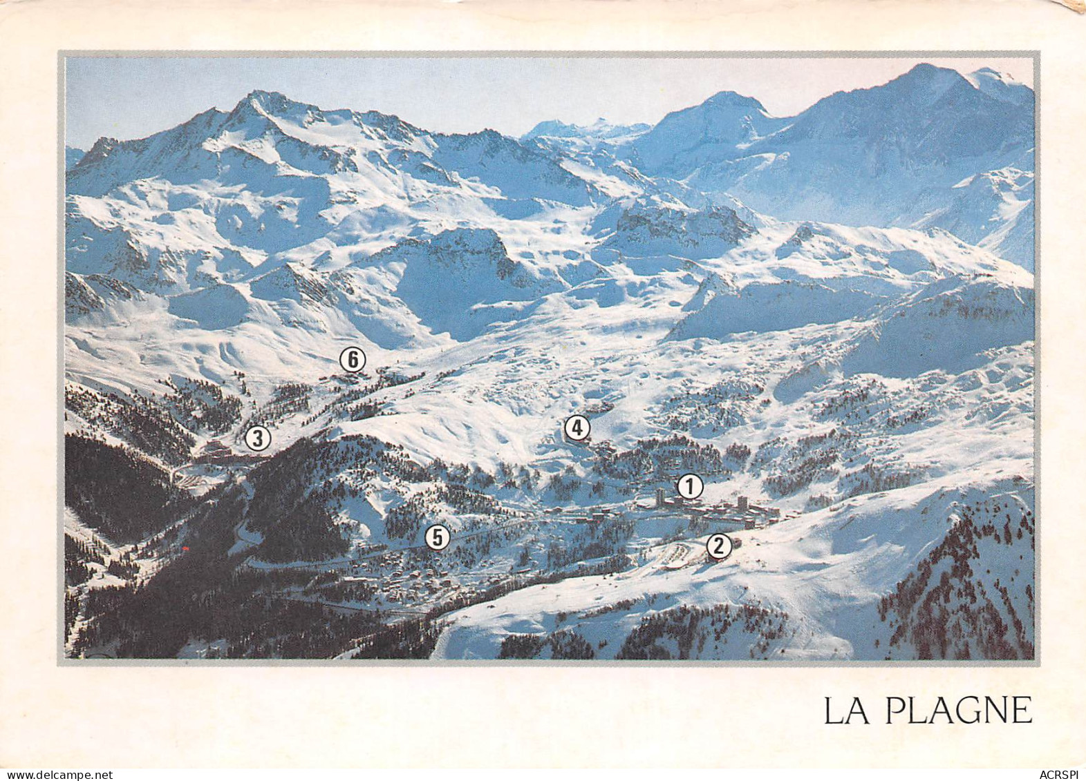 LA PLAGNE  1800 Bellecote  Station Olympique  22 (scan Recto-verso)MA2292 - Other & Unclassified