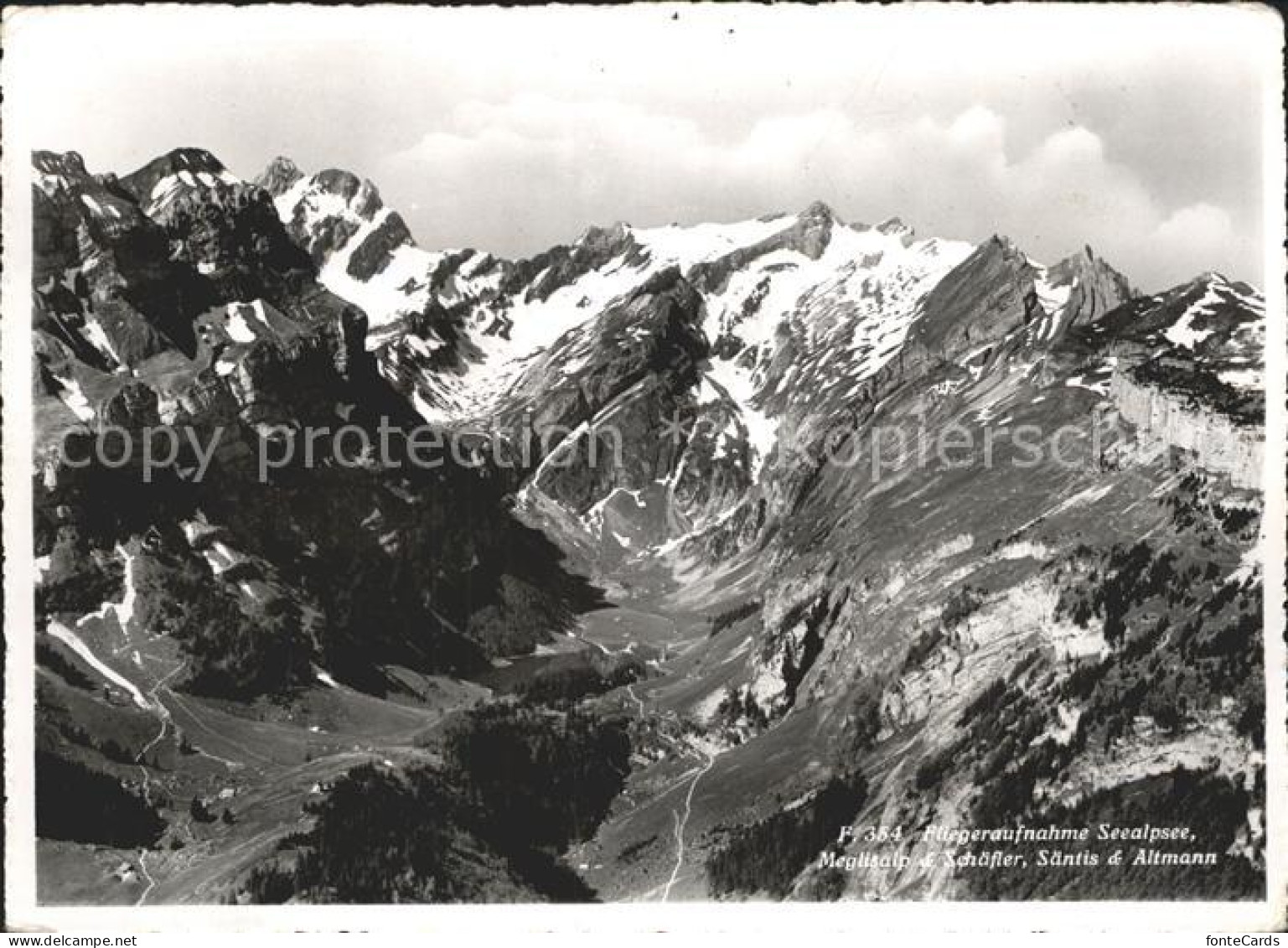 12232588 Seealpsee Meglisalp Schaefler Saentis Altmann Appenzeller Alpen Flieger - Other & Unclassified