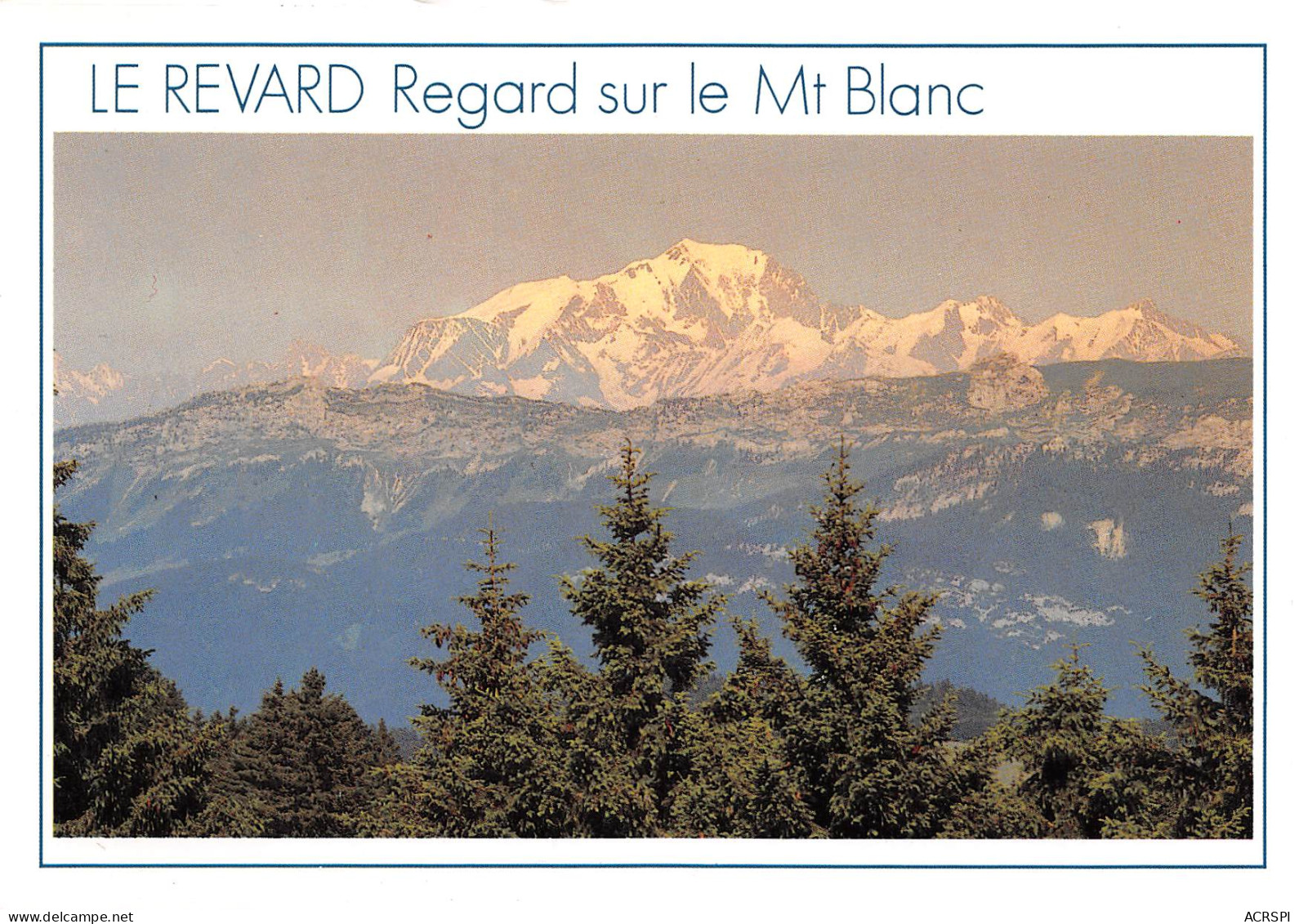 LE REVARD  Aix Les Bains Sommets Des Bauges  2 (scan Recto-verso)MA2292Bis - Aix Les Bains