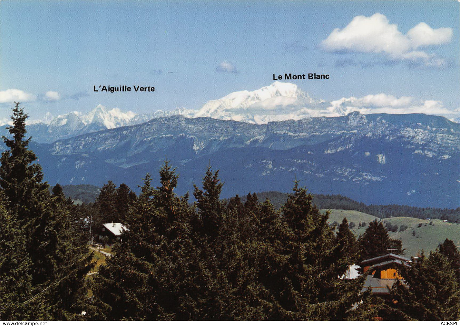 LE REVARD  Aix Les Bains Vue Sur Le Massif Des Bauges  10 (scan Recto-verso)MA2292Bis - Aix Les Bains