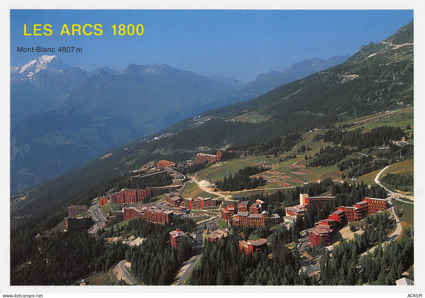 BOURG SAINT MAURICE  ARC 1800  Vue Aerienne   20 (scan Recto-verso)MA2292Bis - Bourg Saint Maurice