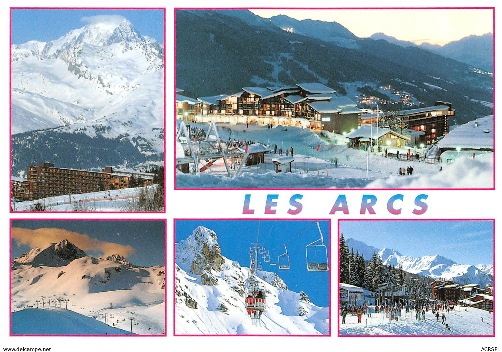 Les Arcs  1800 3200 Domaine Skiable  BOURG SAINT MAURICE   27 (scan Recto-verso)MA2292Bis - Bourg Saint Maurice