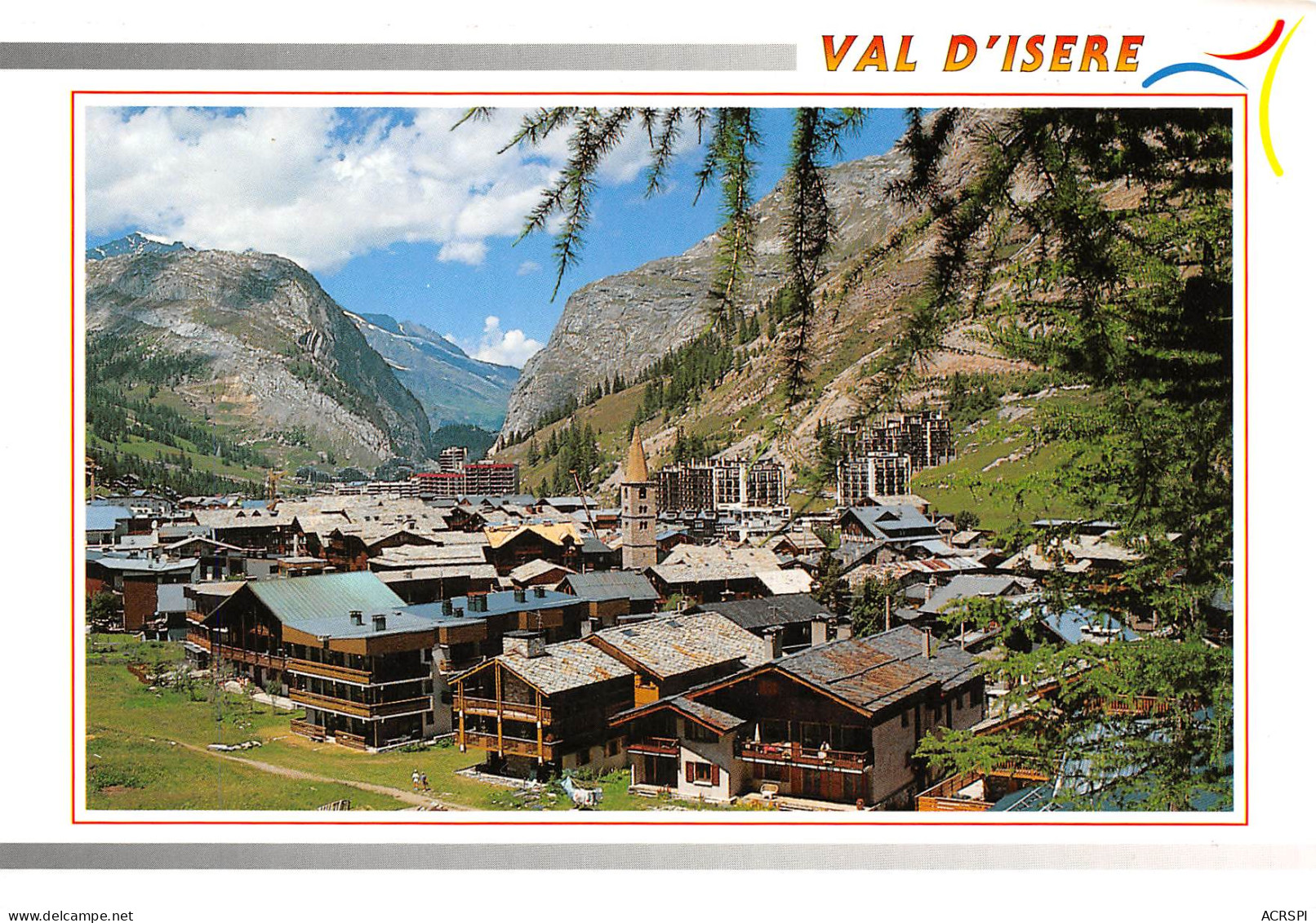 VAL D'ISERE  échappée Sur Le Village  4   (scan Recto-verso)MA2292Ter - Val D'Isere