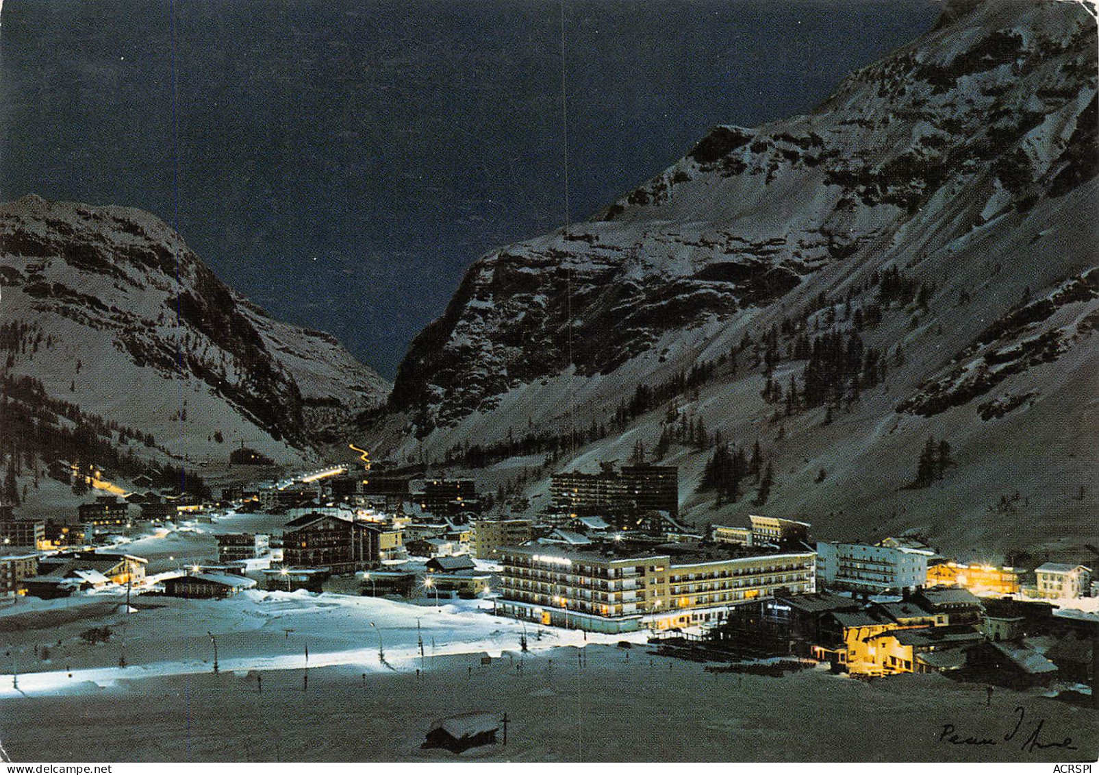 VAL D'ISERE   De Nuit Depuis La COMBE MARTIN   16 (scan Recto-verso)MA2292Ter - Val D'Isere