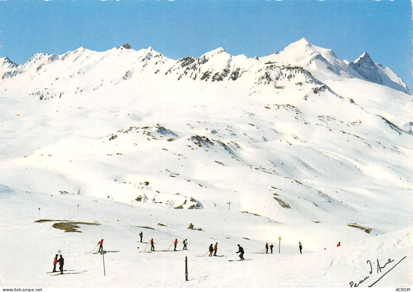 VAL D'ISERE   Départ Des Pistes De BELLEVARDE  18 (scan Recto-verso)MA2292Ter - Val D'Isere