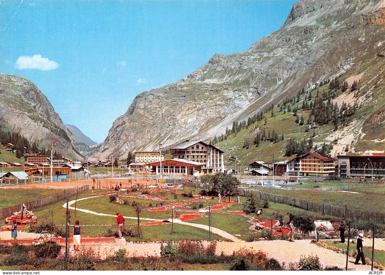 VAL D'ISERE   Les Grands Hotels  Golf Piscine Tennis  17 (scan Recto-verso)MA2292Ter - Val D'Isere