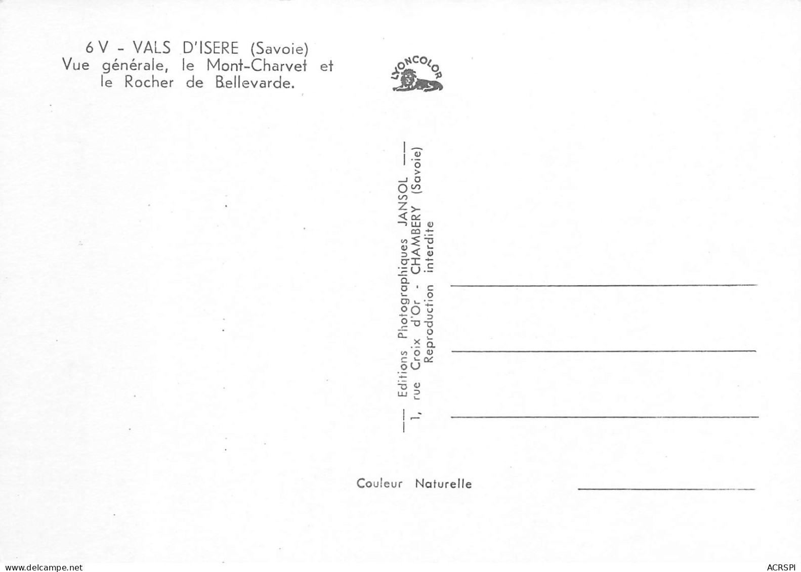 VAL D'ISERE   Vue Générale  19 (scan Recto-verso)MA2292Ter - Val D'Isere