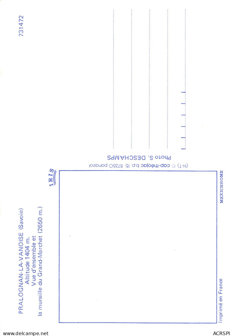 PRALOGNAN LA VANOISE  La Muraille  27 (scan Recto-verso)MA2292Ter - Pralognan-la-Vanoise