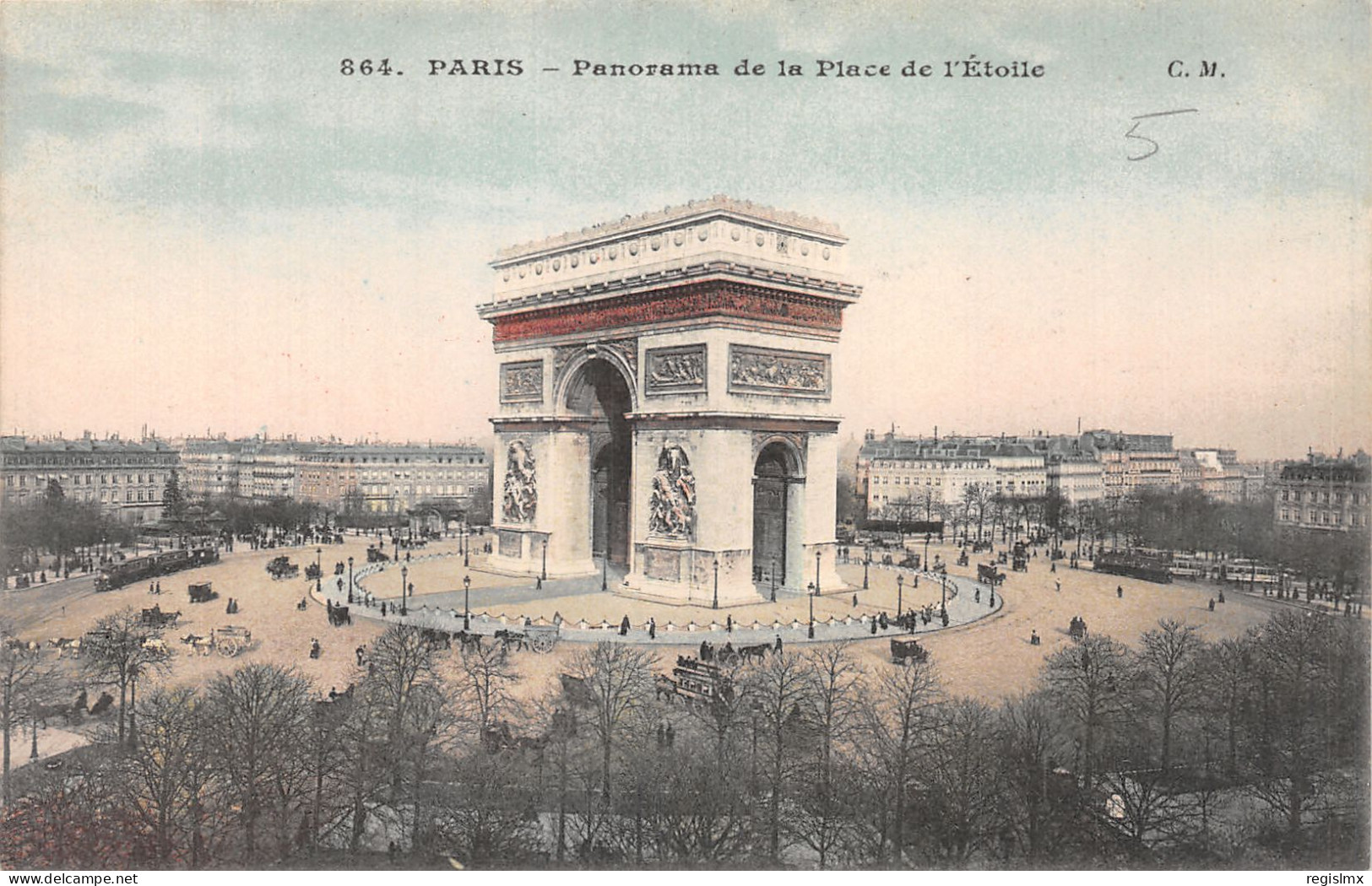 75-PARIS ARC DE TRIOMPHE-N°T1043-F/0257 - Arc De Triomphe