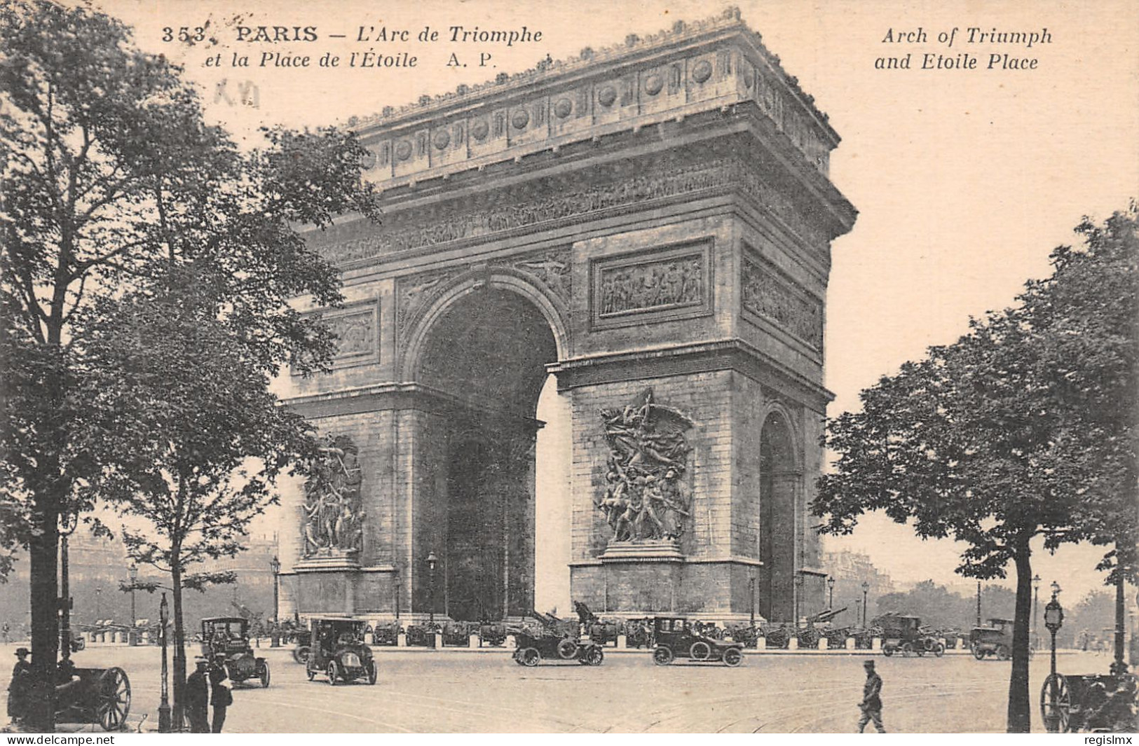 75-PARIS ARC DE TRIOMPHE-N°T1043-F/0253 - Triumphbogen