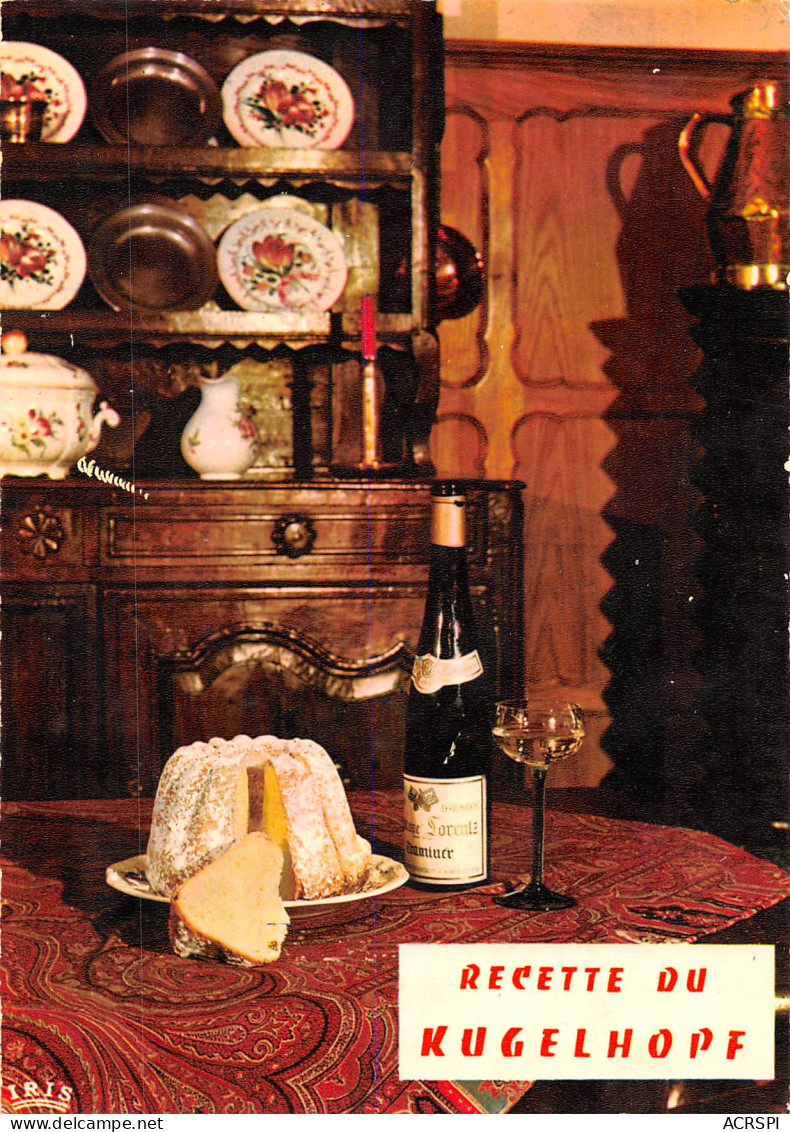 Recette  Du Kougelhopf  Ribeauvillé Alsace  13 (scan Recto-verso)MA2293 - Recettes (cuisine)